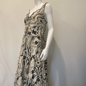 Johanna Ortiz Architecture back tie dress maxi